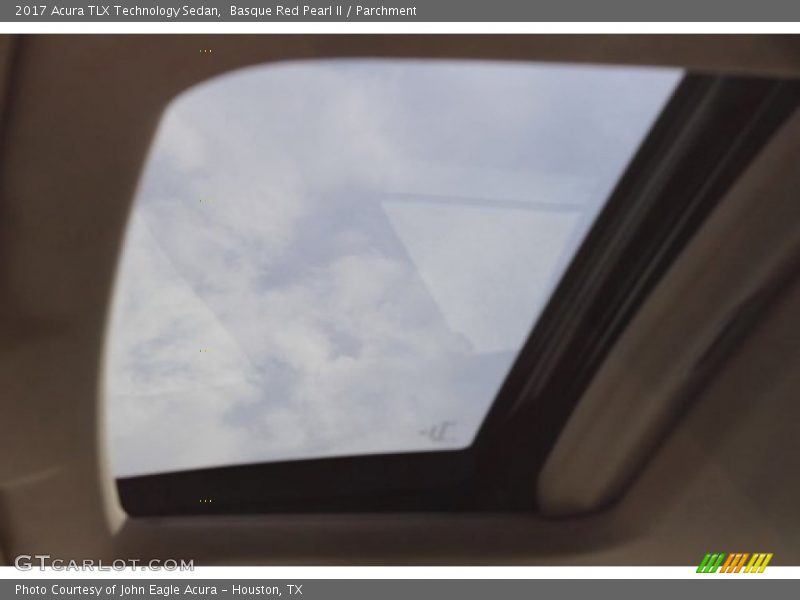 Basque Red Pearl II / Parchment 2017 Acura TLX Technology Sedan