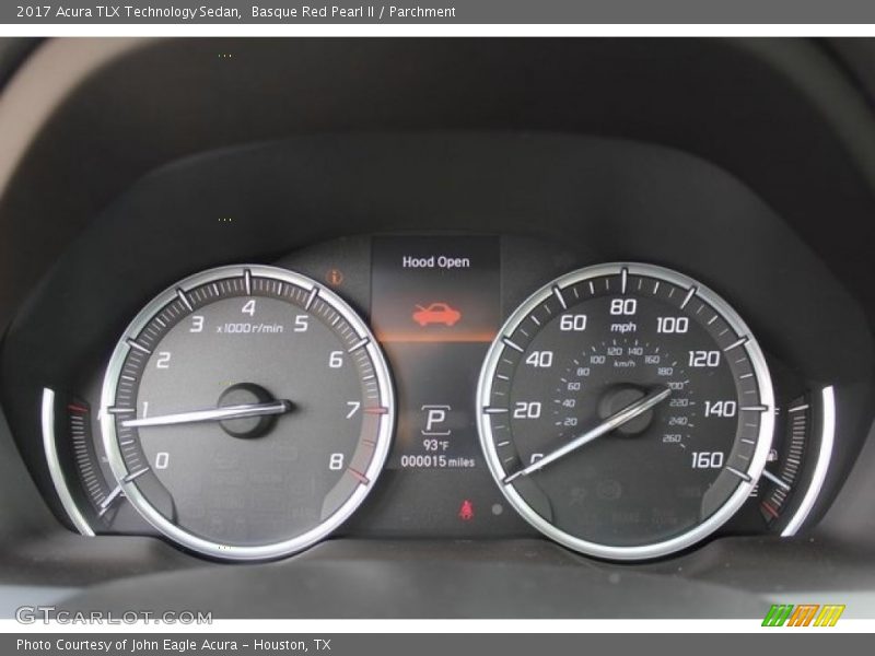 Basque Red Pearl II / Parchment 2017 Acura TLX Technology Sedan