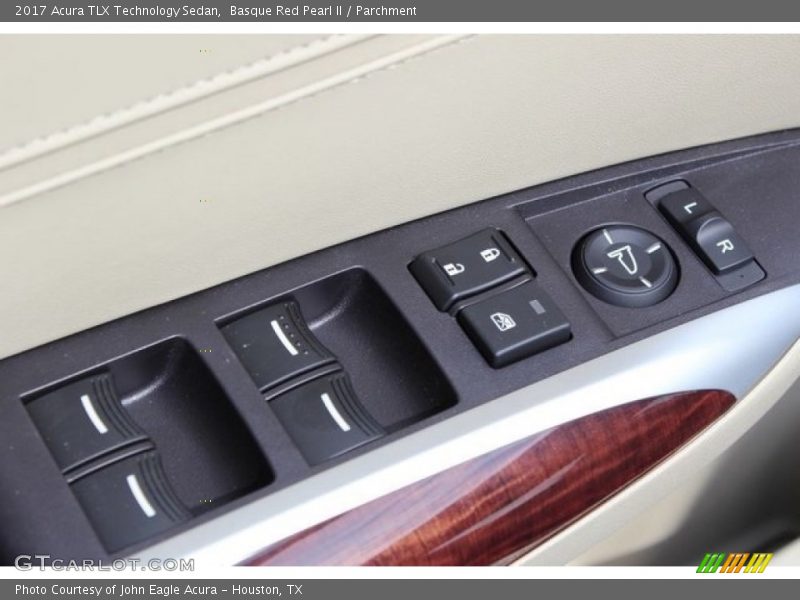 Basque Red Pearl II / Parchment 2017 Acura TLX Technology Sedan
