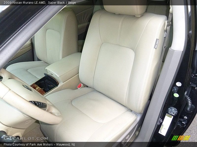Super Black / Beige 2009 Nissan Murano LE AWD