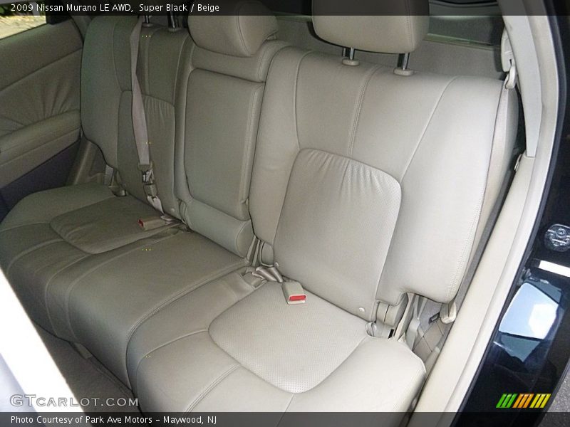 Super Black / Beige 2009 Nissan Murano LE AWD