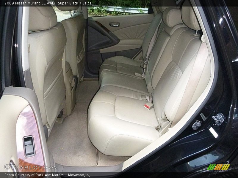 Super Black / Beige 2009 Nissan Murano LE AWD