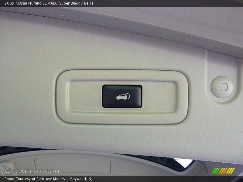 Super Black / Beige 2009 Nissan Murano LE AWD