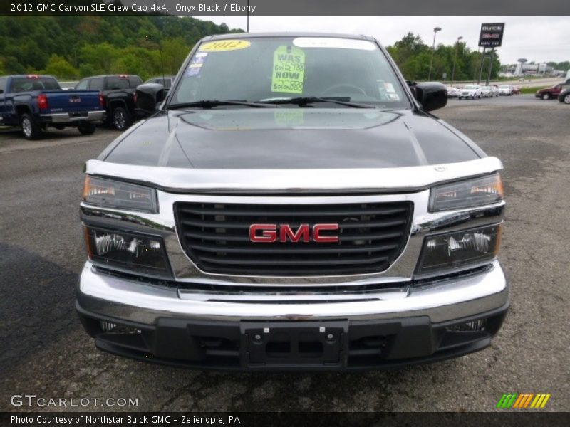 Onyx Black / Ebony 2012 GMC Canyon SLE Crew Cab 4x4