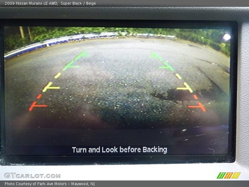 Super Black / Beige 2009 Nissan Murano LE AWD
