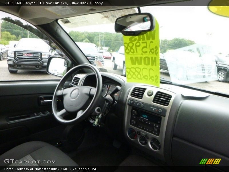 Onyx Black / Ebony 2012 GMC Canyon SLE Crew Cab 4x4