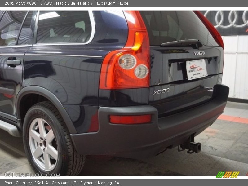 Magic Blue Metallic / Taupe/Light Taupe 2005 Volvo XC90 T6 AWD