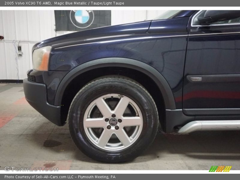 Magic Blue Metallic / Taupe/Light Taupe 2005 Volvo XC90 T6 AWD