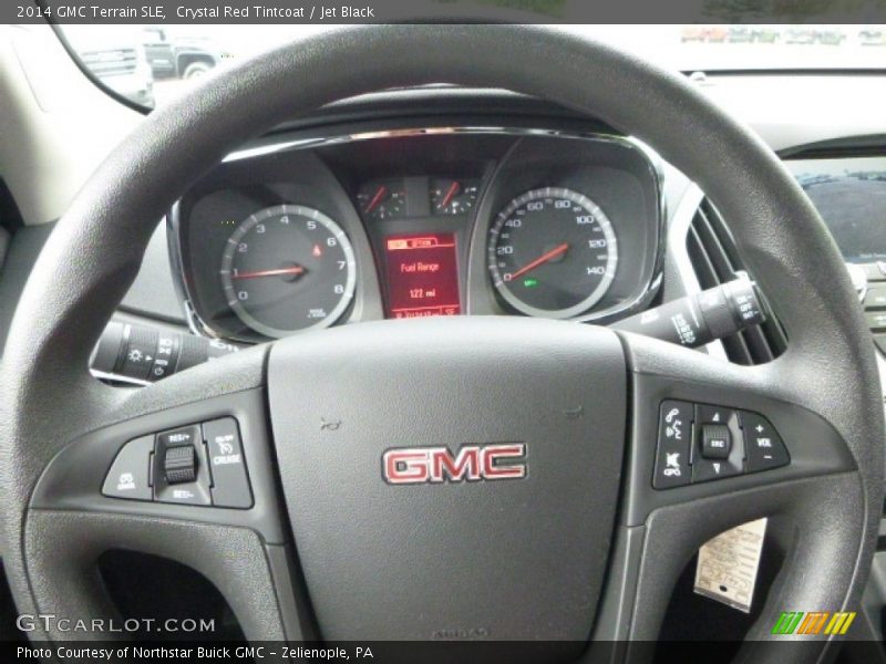 Crystal Red Tintcoat / Jet Black 2014 GMC Terrain SLE