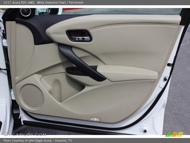 White Diamond Pearl / Parchment 2017 Acura RDX AWD