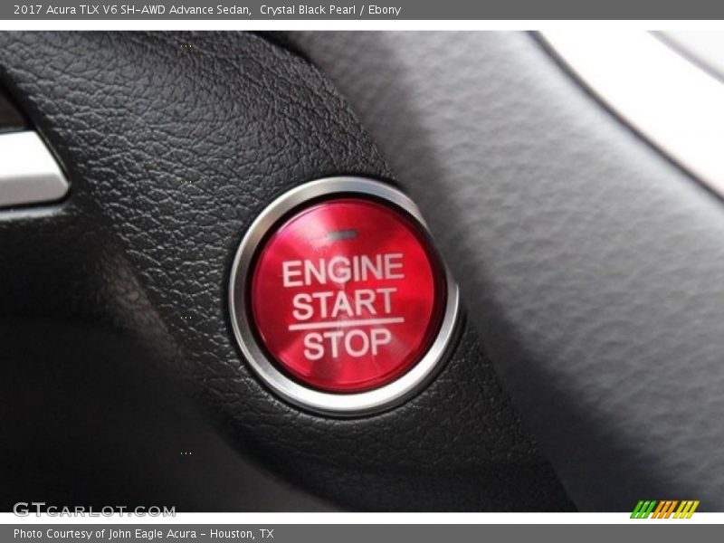 Crystal Black Pearl / Ebony 2017 Acura TLX V6 SH-AWD Advance Sedan