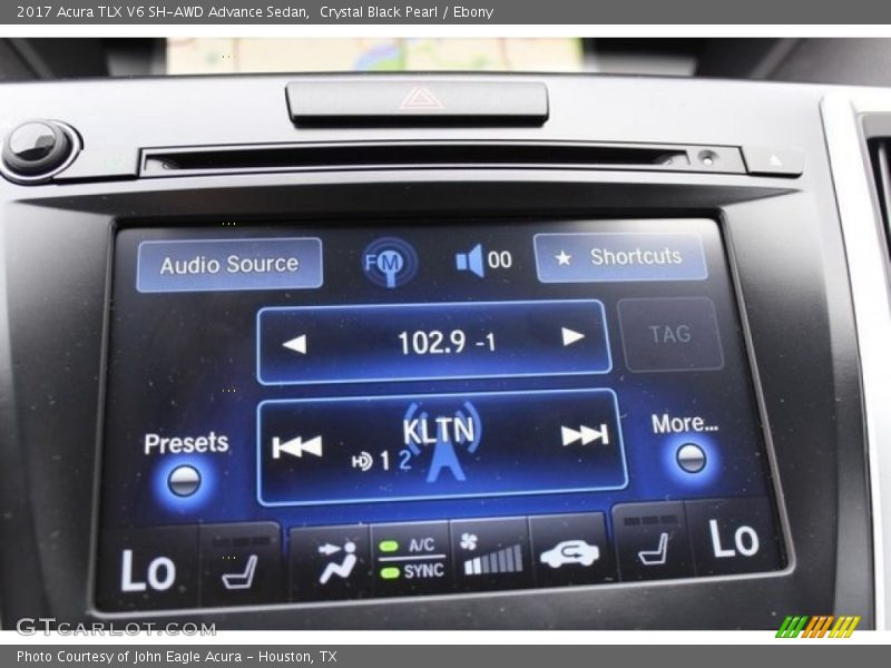 Crystal Black Pearl / Ebony 2017 Acura TLX V6 SH-AWD Advance Sedan