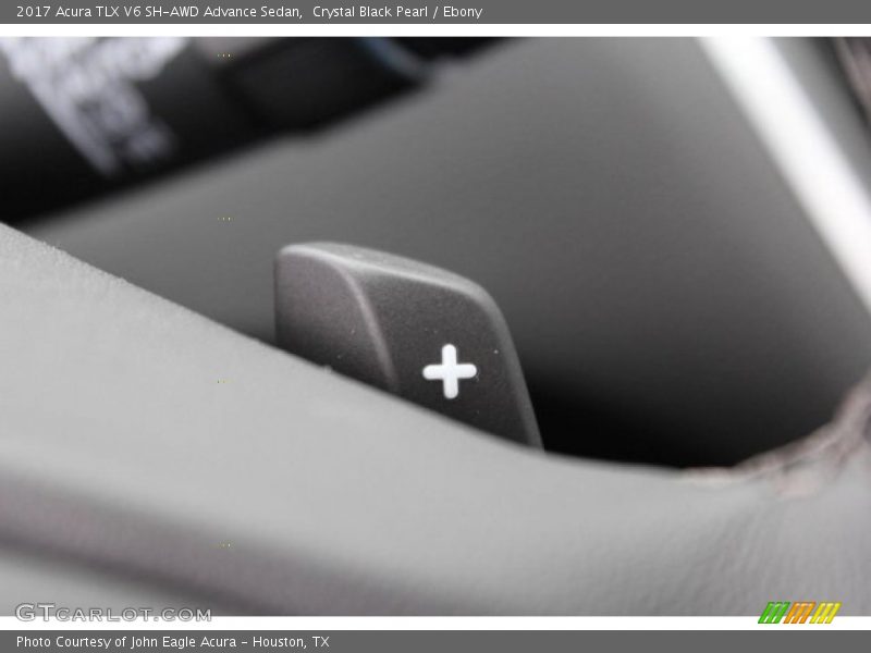 Crystal Black Pearl / Ebony 2017 Acura TLX V6 SH-AWD Advance Sedan