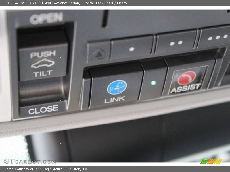 Crystal Black Pearl / Ebony 2017 Acura TLX V6 SH-AWD Advance Sedan