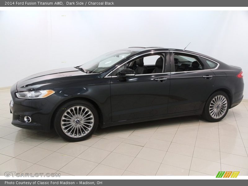 Front 3/4 View of 2014 Fusion Titanium AWD
