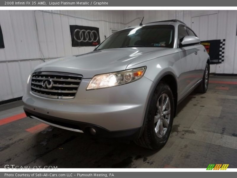Liquid Platinum Metallic / Graphite 2008 Infiniti FX 35 AWD