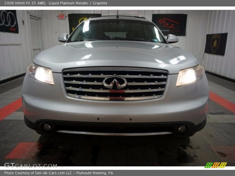 Liquid Platinum Metallic / Graphite 2008 Infiniti FX 35 AWD