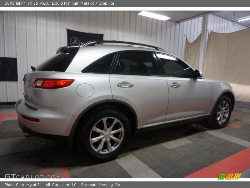Liquid Platinum Metallic / Graphite 2008 Infiniti FX 35 AWD