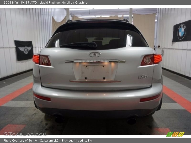 Liquid Platinum Metallic / Graphite 2008 Infiniti FX 35 AWD