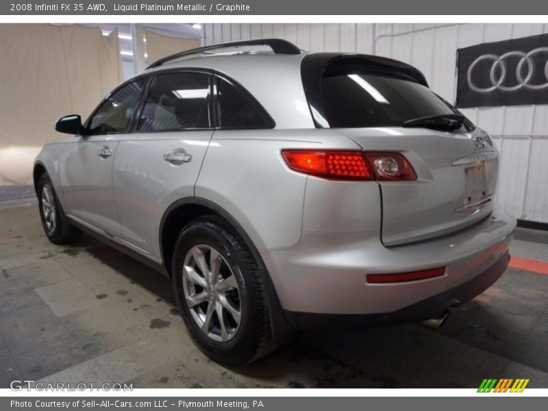 Liquid Platinum Metallic / Graphite 2008 Infiniti FX 35 AWD