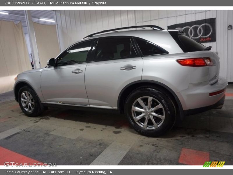 Liquid Platinum Metallic / Graphite 2008 Infiniti FX 35 AWD