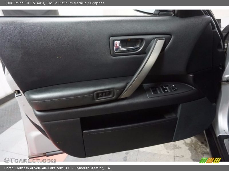 Liquid Platinum Metallic / Graphite 2008 Infiniti FX 35 AWD