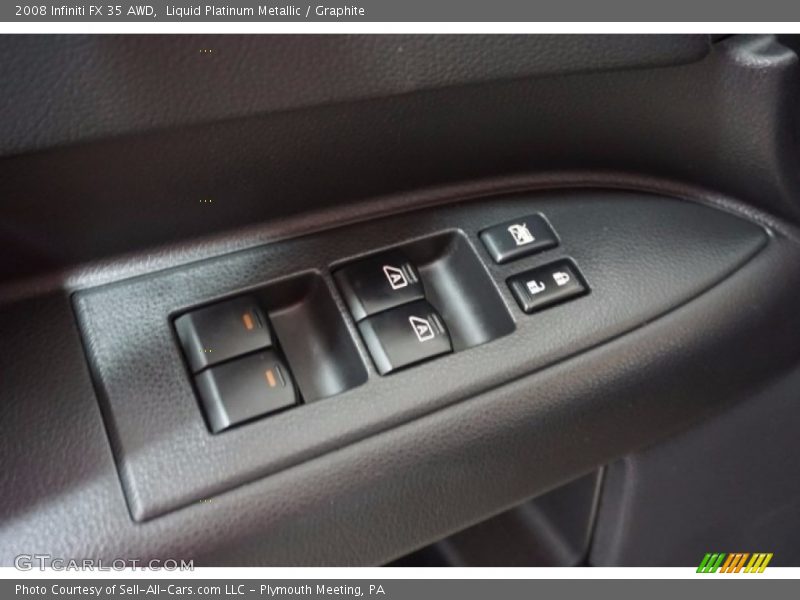 Liquid Platinum Metallic / Graphite 2008 Infiniti FX 35 AWD