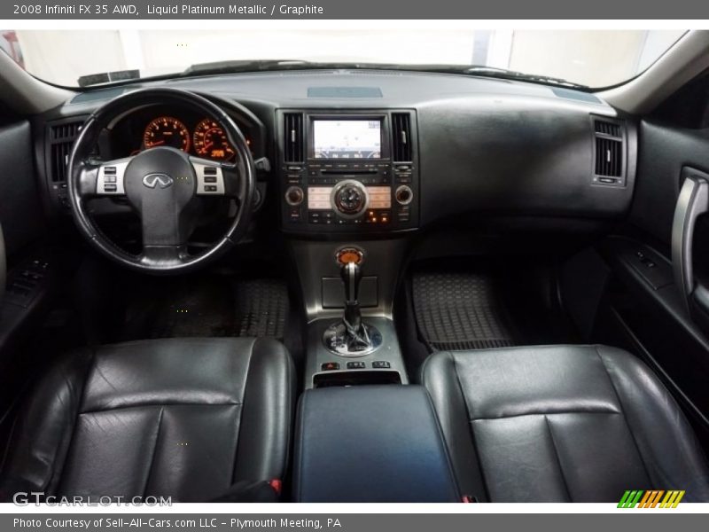 Liquid Platinum Metallic / Graphite 2008 Infiniti FX 35 AWD