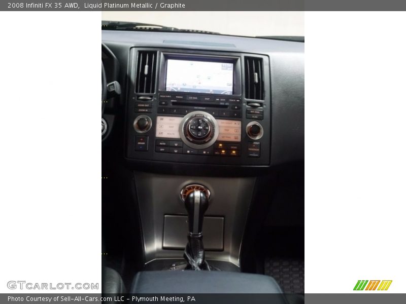 Liquid Platinum Metallic / Graphite 2008 Infiniti FX 35 AWD