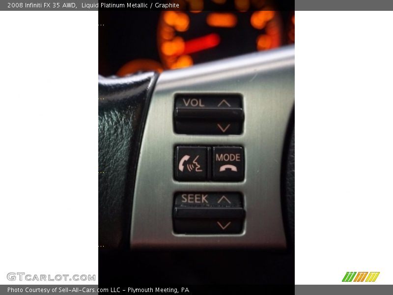 Liquid Platinum Metallic / Graphite 2008 Infiniti FX 35 AWD