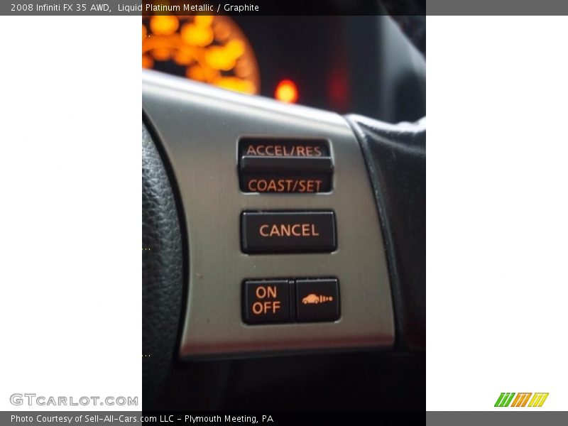 Liquid Platinum Metallic / Graphite 2008 Infiniti FX 35 AWD