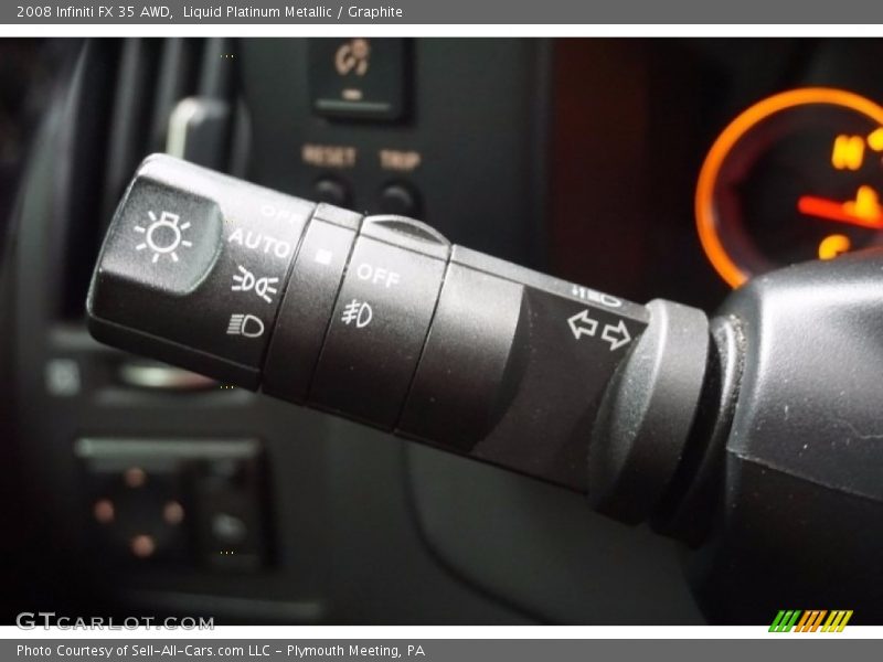 Liquid Platinum Metallic / Graphite 2008 Infiniti FX 35 AWD