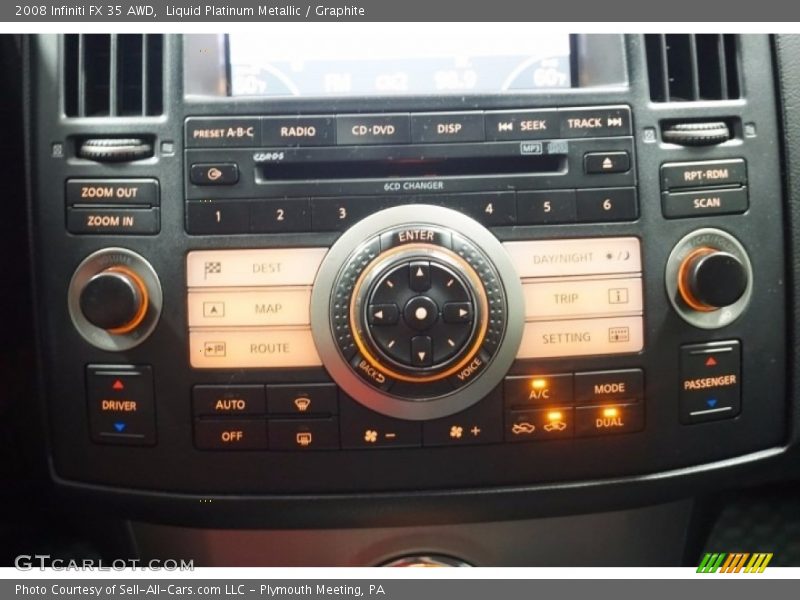 Liquid Platinum Metallic / Graphite 2008 Infiniti FX 35 AWD