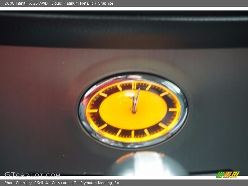 Liquid Platinum Metallic / Graphite 2008 Infiniti FX 35 AWD
