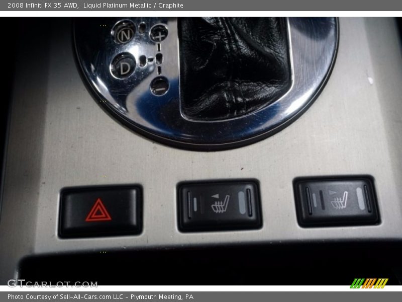 Liquid Platinum Metallic / Graphite 2008 Infiniti FX 35 AWD