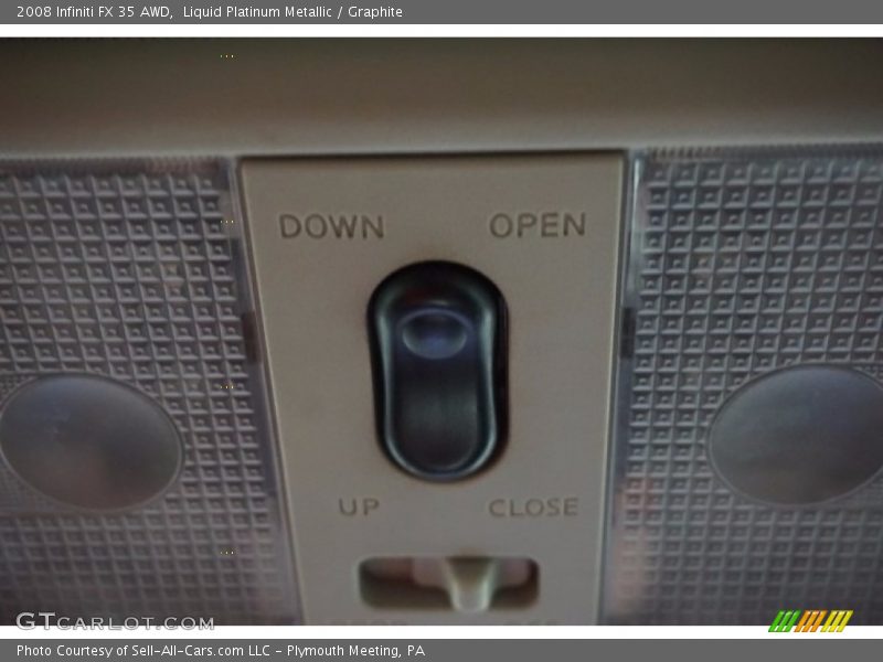 Liquid Platinum Metallic / Graphite 2008 Infiniti FX 35 AWD