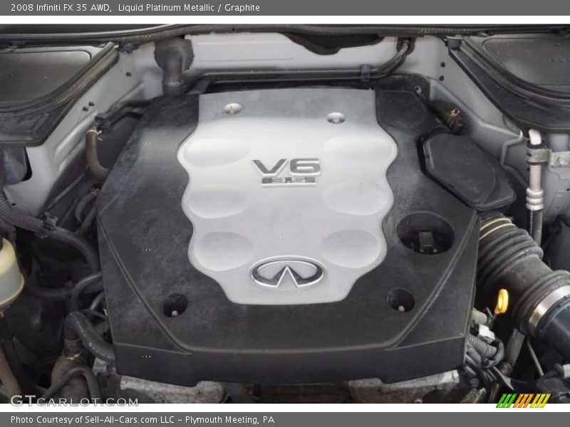 Liquid Platinum Metallic / Graphite 2008 Infiniti FX 35 AWD