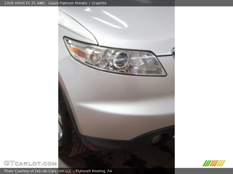 Liquid Platinum Metallic / Graphite 2008 Infiniti FX 35 AWD