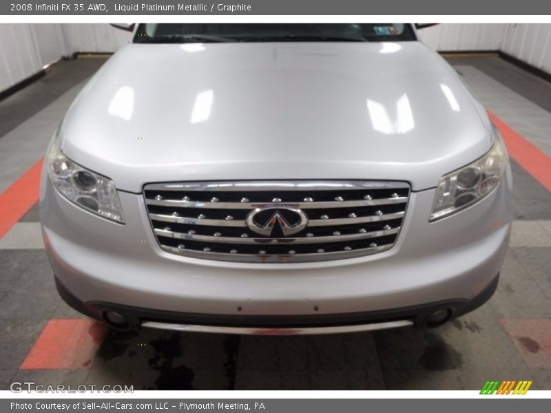 Liquid Platinum Metallic / Graphite 2008 Infiniti FX 35 AWD
