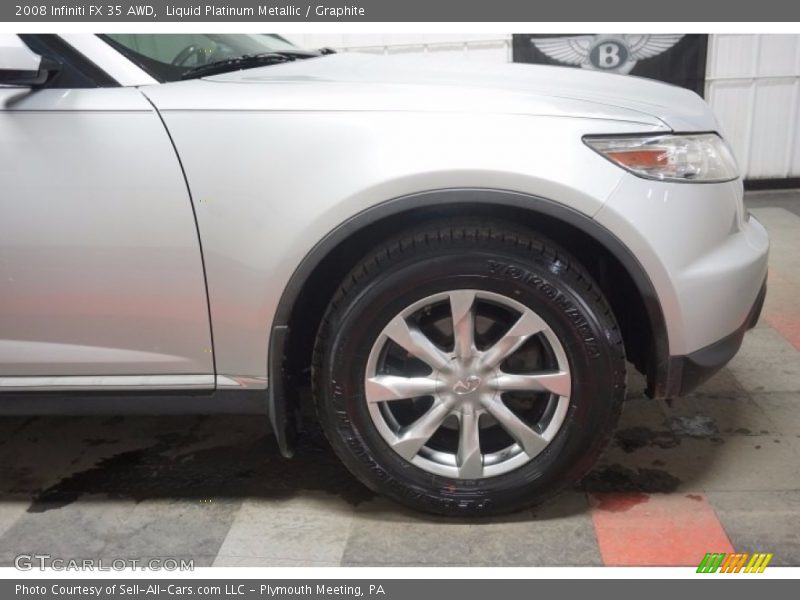 Liquid Platinum Metallic / Graphite 2008 Infiniti FX 35 AWD