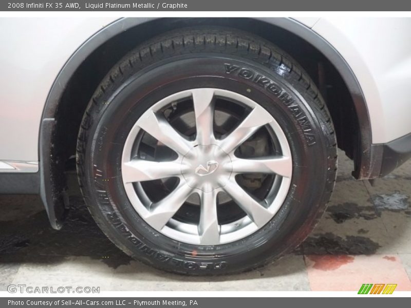 Liquid Platinum Metallic / Graphite 2008 Infiniti FX 35 AWD