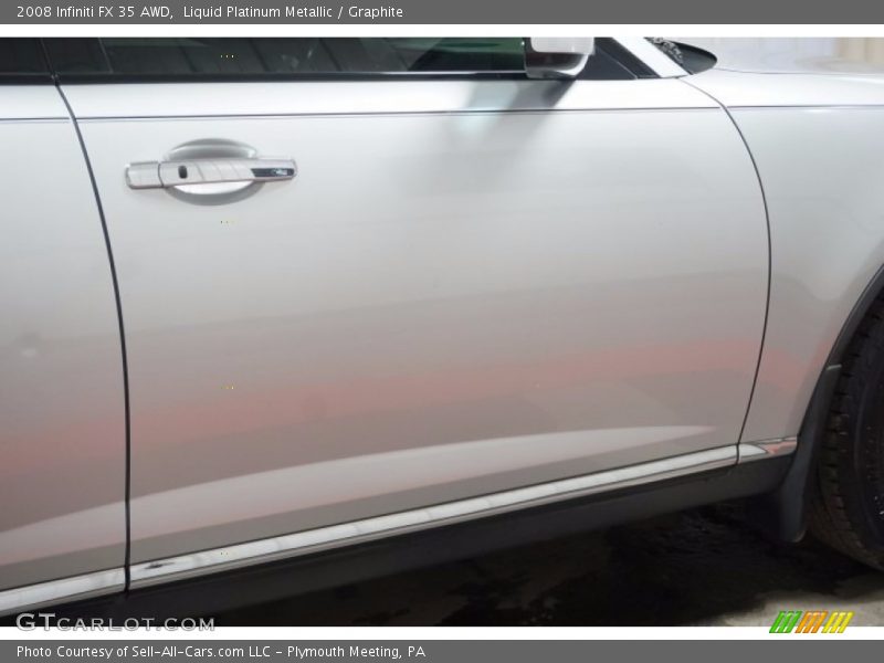 Liquid Platinum Metallic / Graphite 2008 Infiniti FX 35 AWD