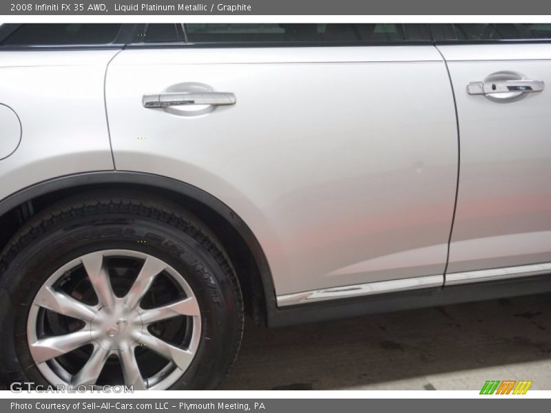 Liquid Platinum Metallic / Graphite 2008 Infiniti FX 35 AWD