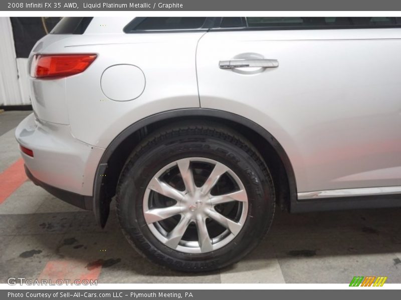 Liquid Platinum Metallic / Graphite 2008 Infiniti FX 35 AWD