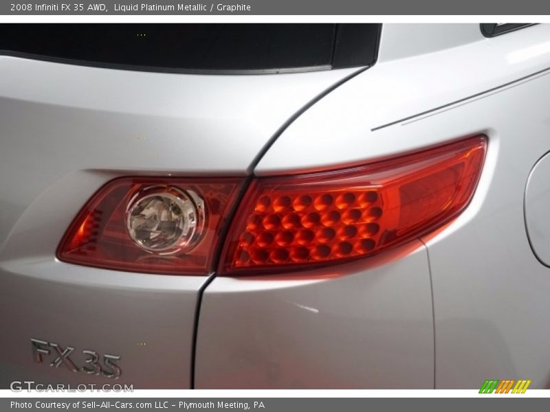 Liquid Platinum Metallic / Graphite 2008 Infiniti FX 35 AWD