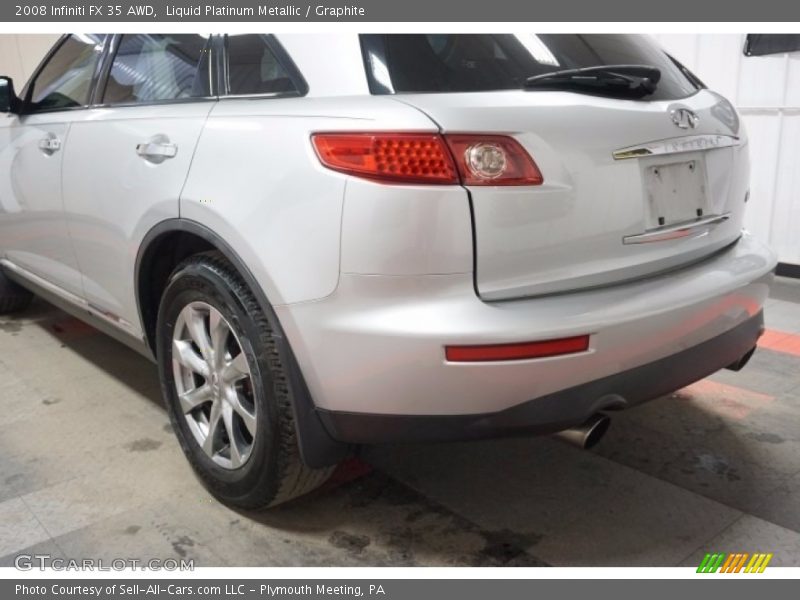 Liquid Platinum Metallic / Graphite 2008 Infiniti FX 35 AWD