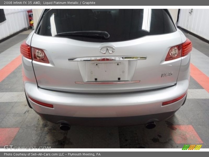 Liquid Platinum Metallic / Graphite 2008 Infiniti FX 35 AWD