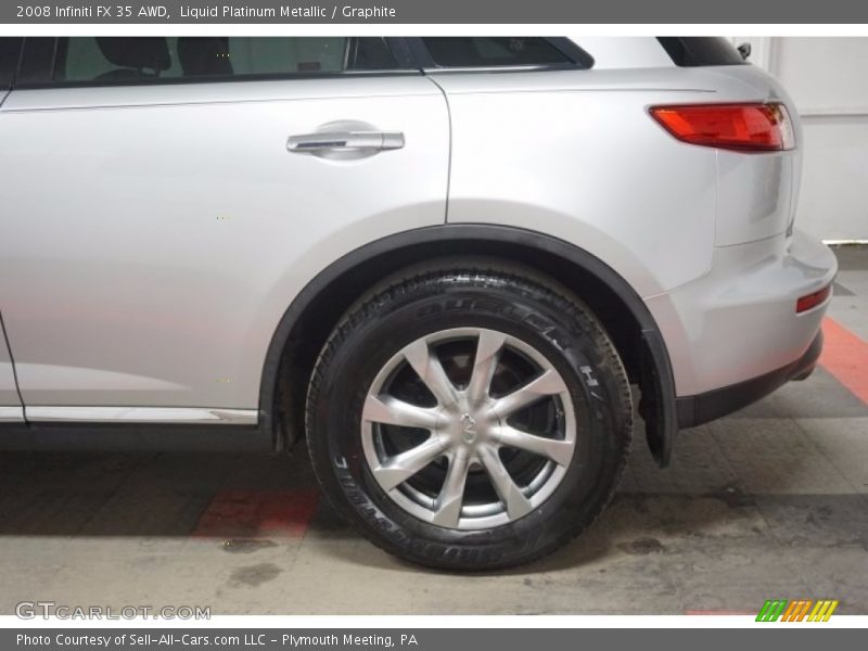 Liquid Platinum Metallic / Graphite 2008 Infiniti FX 35 AWD