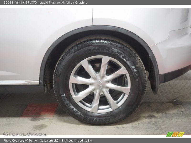 Liquid Platinum Metallic / Graphite 2008 Infiniti FX 35 AWD