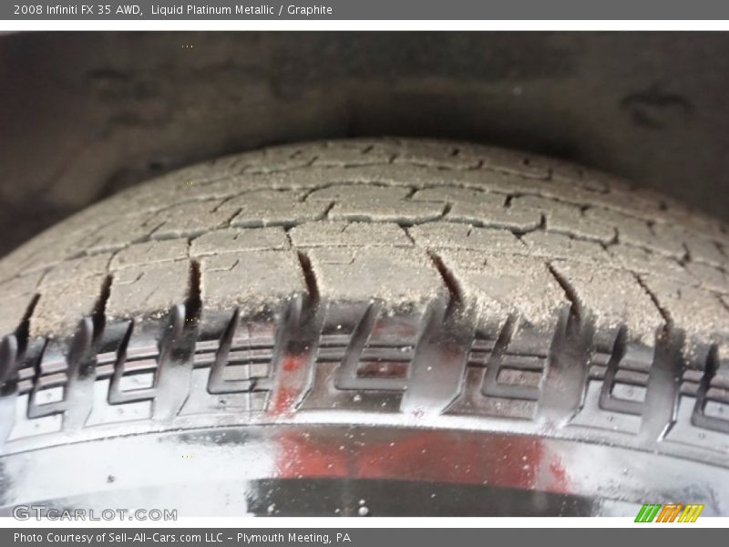 Liquid Platinum Metallic / Graphite 2008 Infiniti FX 35 AWD